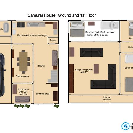 Samurai House - Large Family House, West Shinjuku Tokyo prefektur Exteriör bild